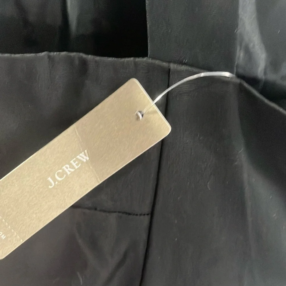 J. Crew Black Sleeveless Sheath Mini Dress